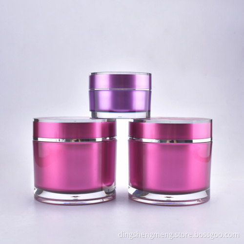 good price low moq jars 100g acrylic packaging cosmetic packaging 50g